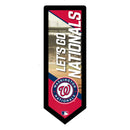 Washington Nationals Baseball Pennant Glazelite LED Decor