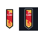 Calgary Flames Hockey Pennant Glazelite LED Decor