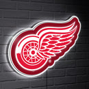Detroit Red Wings LED Wall Decor, Glazelite, Logo