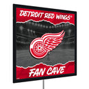 Detroit Red Wings 23"H x 23"L LED Wall Decor, Edgelite, Square