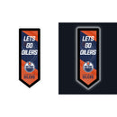 Edmonton Oilers Hockey Pennant Glazelite LED Decor