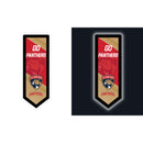 Florida Panthers Hockey Pennant Glazelite LED Decor