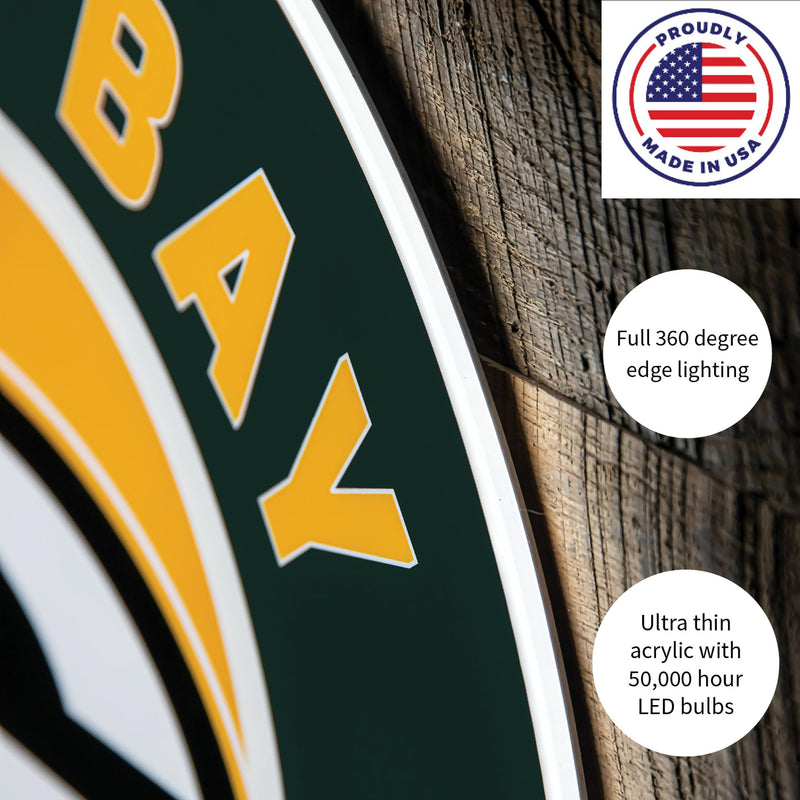 Minnesota Wild LED Wall Decor, Glazelite, Logo