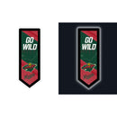 Minnesota Wild Hockey Pennant Glazelite LED Decor, Old Wordmark (EXP)