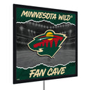 Minnesota Wild 23"H x 23"L LED Wall Decor, Edgelite, Square