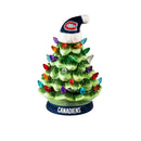 8" LED Ceramic Christmas Tree, Montreal Canadiens