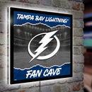 Tampa Bay Lightning 23"H x 23"L LED Wall Decor, Edgelite, Square