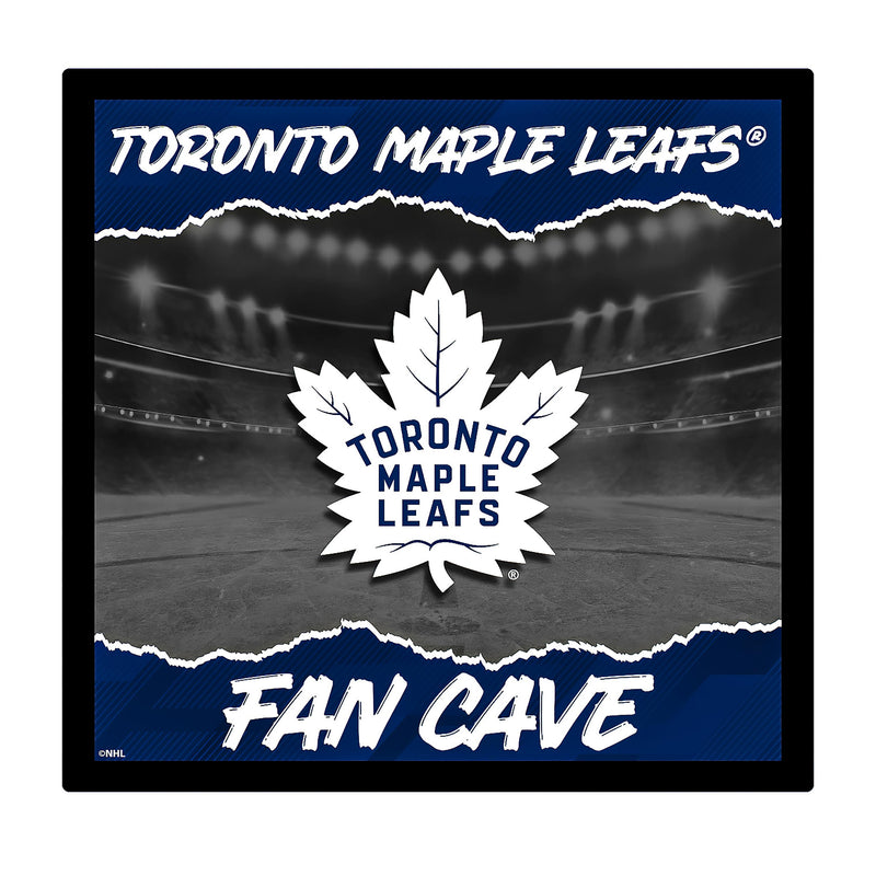 Toronto Maple Leafs 23"H x 23"L LED Wall Decor, Edgelite, Square