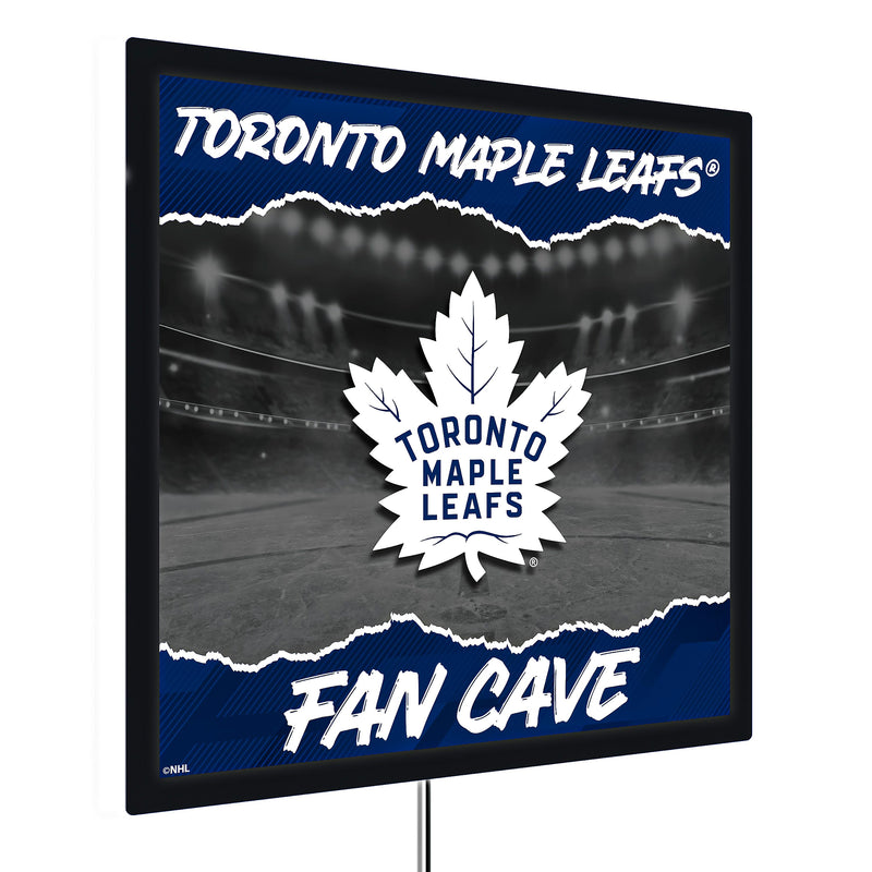 Toronto Maple Leafs 23"H x 23"L LED Wall Decor, Edgelite, Square