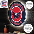 Washington Capitals Hockey Large Round Edgelite LED Decor