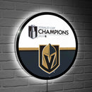 Vegas Golden Knights Hockey Large Round Edgelite LED Decor