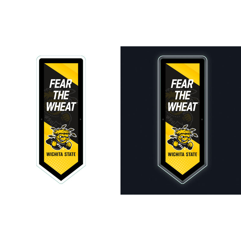 Wichita State University College Pennant Glazelite LED Decor