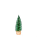 LED Bottlebrush Trees, White Tipped Snow Covered, Set of 3