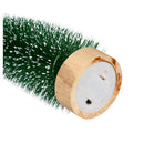 LED Bottlebrush Trees, White Tipped Snow Covered, Set of 3