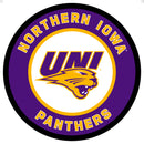 University of Northern Iowa College Large Round Edgelite LED Decor