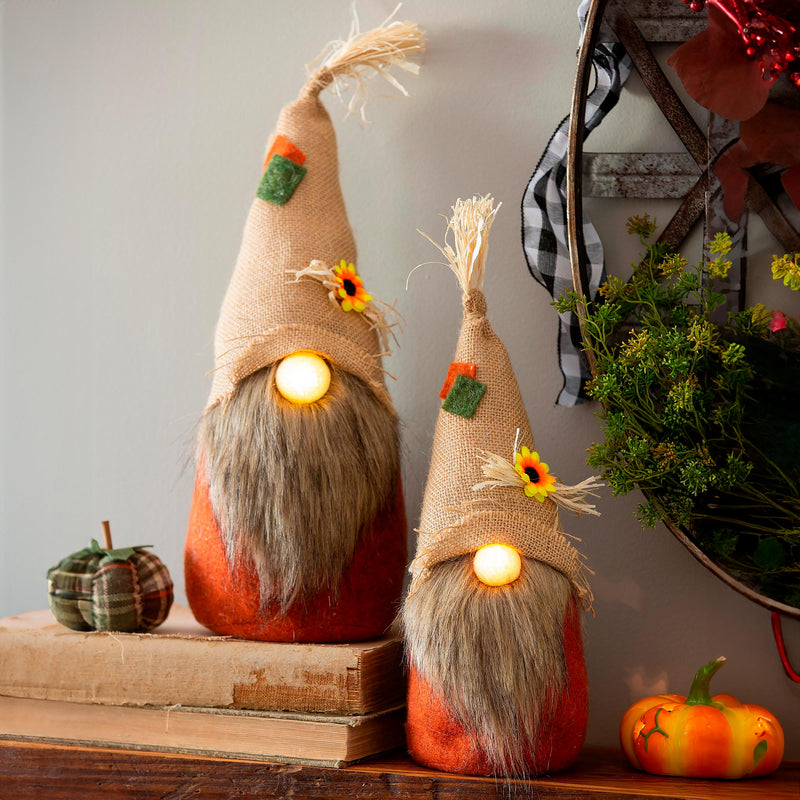LED Plush Gnomes, Set of 2