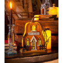 LED Wood "Happy Halloween" Haunted Pumpkin House Table Decor