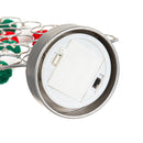 LED 16" Metal Tree with Pom Pom Ornaments Table Décor