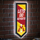Virginia Military Institute College Pennant Glazelite LED Decor