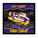 Louisiana State University 23"H x 23"L LED Wall Decor, Edgelite, Square
