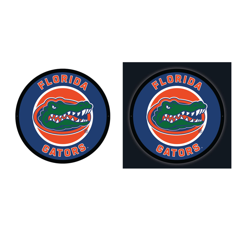 University of Florida College Large Round Edgelite LED Decor