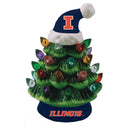 University of Illinois 8" LED Ceramic Christmas Tree