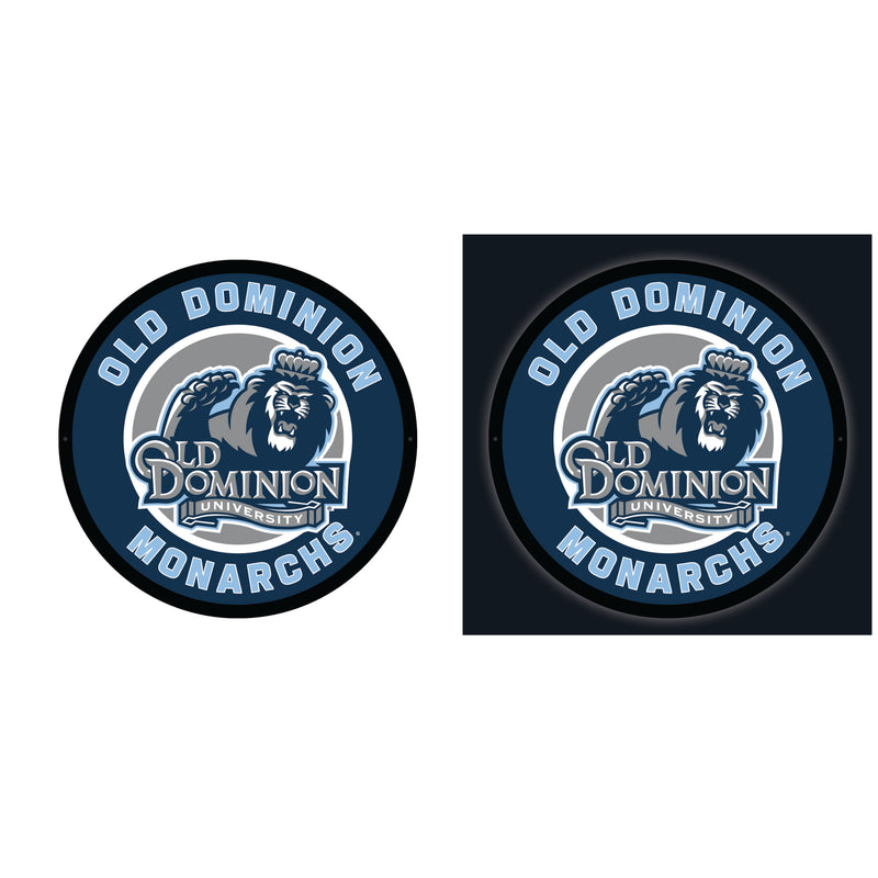 Old Dominion University College Large Round Edgelite LED Decor