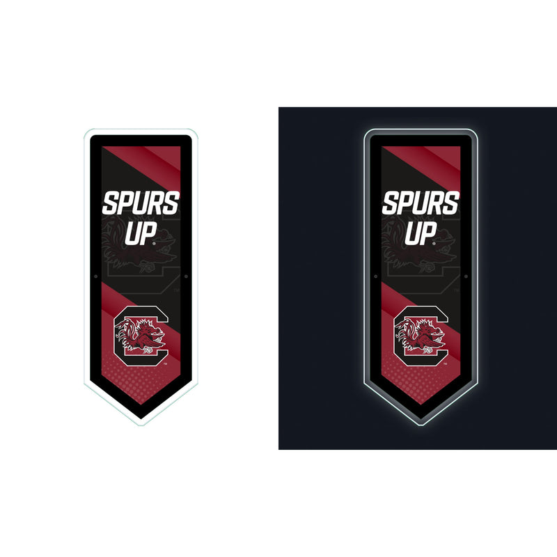 University of South Carolina College Pennant Glazelite LED Decor