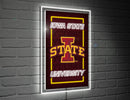 22"H x 14"L NeoLite Wall Decor, Rectangle, Iowa State University,8led962nlrt