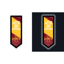 Iowa State University College Pennant Glazelite LED Decor