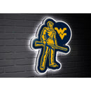 LED Wall Decor, Glazelite, College Mascot, West Virginia University,8led967mas