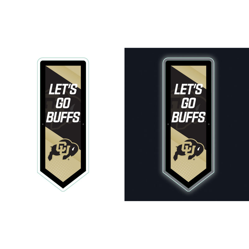 LED Wall Decor, Edgelite, College Football Pennant, University of Colorado