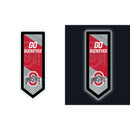 Ohio State University College Pennant Glazelite LED Decor