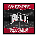 Ohio State University 23"H x 23"L LED Wall Decor, Edgelite, Square