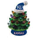 8" LED Ceramic Christmas Tree, University of Kansas