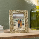 Rattan Picture Frame with Easel Back, 4"Lx6"H Photo