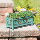 Verdigris Finish Laser Cut Butterfly Planter