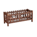 Garden of Wonder Planter, Laser-Cut Metal, Mushroom Decals