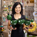 Pollinator Garden Planter, Metal, Caterpillar