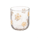 Dried Floral Mini Glass Planter, 4"H