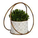 Metallic Tabletop Planters Set of 2