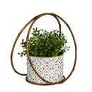 Metallic Tabletop Planters Set of 2