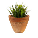 What She Shed Planters, Metal Stand with Terracotta Planters, Floral Decals