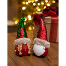 Terracotta Gnome Table Décor with Sequin Hat, 2 Asst: Boy/Girl