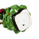 LED Ceramic Snowman with Christmas Tree Body & Cardinals Table Decor, Set of 2