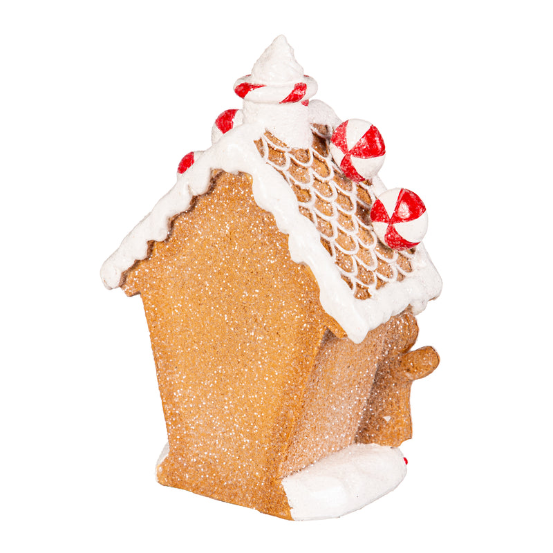 7.75" LED Gingerbread House Table Decor,8tal147