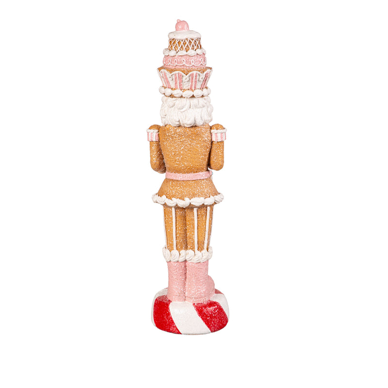 14.5" LED Gingerbread Nutcracker Table Decor,8tal148