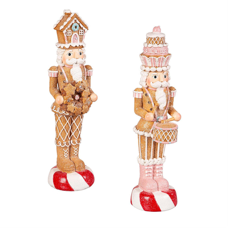14.5" LED Gingerbread Nutcracker Table Decor