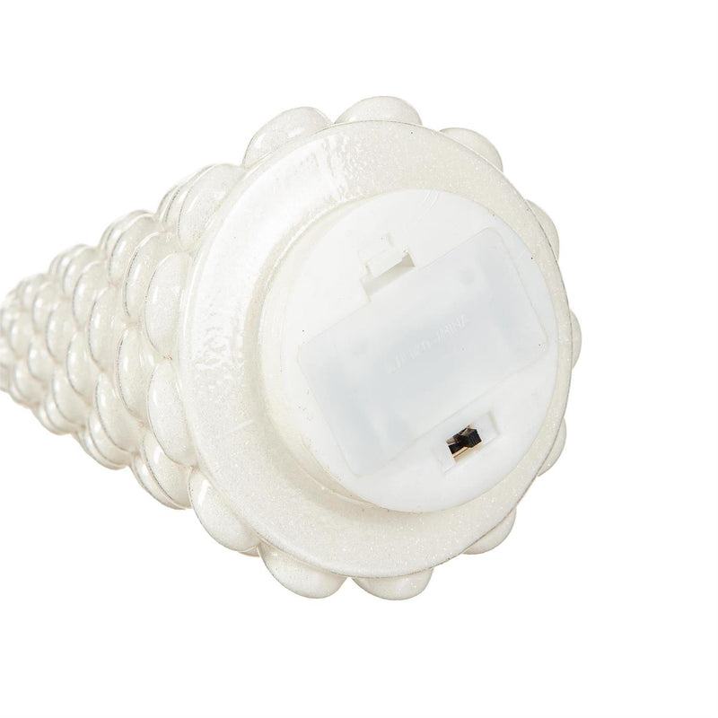 LED Glass Tree Table Decor Set, White