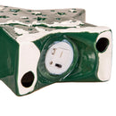 6.25" LED Ceramic Star with Santa in Sleigh Table Decor,8tal223